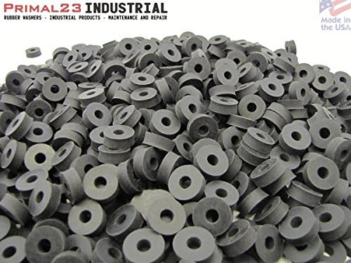 (100) Rubber Washers | 3/4" OD X 1/4" ID X 1/4 Inch Neoprene Rubber Washers 60 Duro