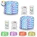 2 Pack Hometarry LED String Lights,Battery Operated Lights Multi Color Changing String Lights Remote Control Waterproof 50LED 16.4ft Indoor Decorative Silver Wire Lights for Bedroom, Easter Lights ¡­