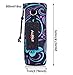 AUPET Water Bottle Sling Bag Carrier Crossbody Sleeve,Insulated Neoprene Bottle Case Holder Pouch Cover 500ML/17oz with Shoulder Strap for Walking Women Men (Purple Flower)