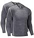 Lavento Men's Compression Shirt Sport Performance Crewneck Long-sleeve T Shirt