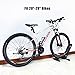 Bike Folding Stand Floor Parking Rack Alloy Bicycle Holder Bikes Home Garage Indoor Storage Fit 20