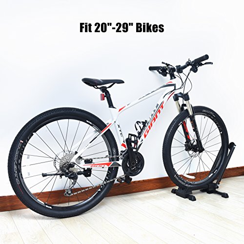 Bike Folding Stand Floor Parking Rack Alloy Bicycle Holder Bikes Home Garage Indoor Storage Fit 20"-29"