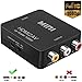 HDMI to RCA, 1080p HDMI to AV 3RCA CVBs Composite Video Audio Converter Adapter Supports PAL/NTSC for TV Stick, Roku, Chromecast, Apple TV, PC, Laptop, Xbox, HDTV, DVD-Black primary
