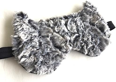 Furry Cat Sleep Mask Cute Cat Eye Mask Travel Mask Kids Sleep Mask.