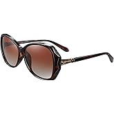 HAOLOTA Oversized Sunglasses Womens Polarized Trendy Sun Glasses Shades UV400 Protection