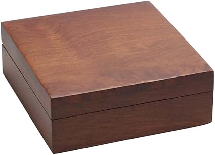 Caja de almacenamiento de joyas de madera retro caja de ...