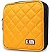 BUBM 32 Capacity CD/DVD Wallet, 230D Space Twill Cover, Yellow