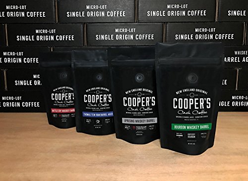 Ethiopian Rye Whiskey Barrel Aged Coffee Ground - Single Origin Ethiopian Coffee Beans Aged in Rye Whiskey Barrels - Battle Cry - 12 oz Bags,Ground