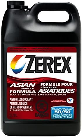 Zerex 857852-4PK ZX Asian RED AFC 50/50 4/3.78 L CA, 512. Fluid_Ounces, 4 Pack