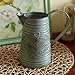 VANCORE Rustic Style Shabby Chic Large Metal Vase Pitcher