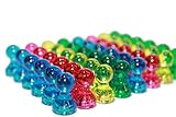 48 Assorted Color Magnetic Map Pins /Push Pins - Perfect for Maps, Whiteboards, Refrigerators