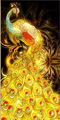 5D Stitch Latest Living Room Full Of Diamond Drill Square Sharp Peacock Diamond Diamond Embroidery Painting Lovers Spirit Peacock