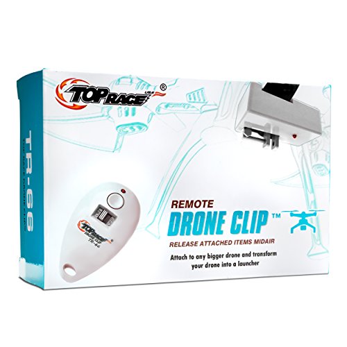 Top Race Drone Clip Remote Control Object Launcher, Release and Drop
