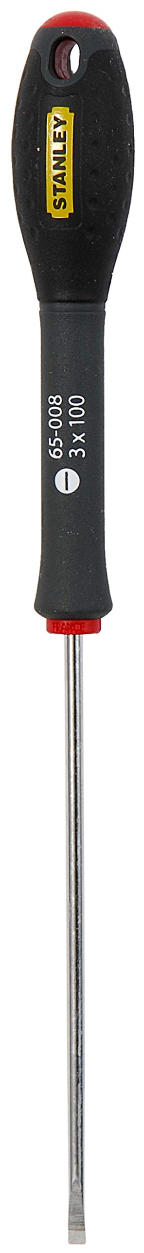 Stanley 0-65-008 Fat Max Screwdriver Parallel 3X100Mm-Black/Red
