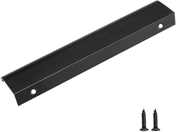10 STK. Schrank Hardware Versteckter Griff Schwarz Unsichtbarer