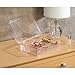 InterDesign Linus - Stackable Drawer Organizer for Glasses - Clear - 10.75 x 7.25 x 2.5 inches