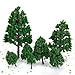 27pcs Mixed Model Trees Train Railways Architecture Landscape Scenery Layout 3-16 cm