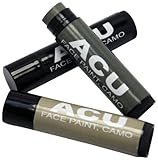 Bobbie Weiner Camouflage 3 Face Paint Sticks Kit, ACU