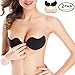 Women's Strapless Bras Self Adhesive Invisible Pushup Backless Silicone Bra Pack of 2
