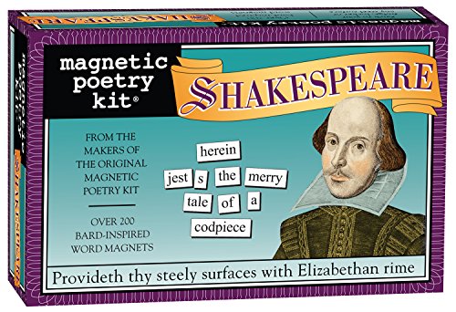 Magnetic Poetry - Shakespeare Kit - Words for Refrigerator - Write Poems and Letters on the Fridge - Made in the USA