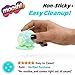 USA Toyz Moosh Fluffy Modeling Clay - Soft Foam Non Drying Clay w/ 10 Animal Molds (Blue/Yellow)