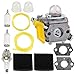 308054077 308054043 Carburetor for Ryobi EX26 SS26 SS30 Carburetor Homelite 308054015 308054028 308054034 309368003 985624001 25cc 26cc 30cc Hedge String Trimmer Blower Chainsaw & 900952001 Air Filter