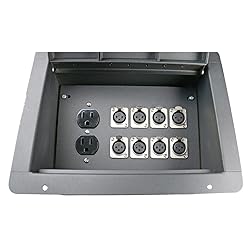 Elite Core FBL8 Recessed Floor 8 XLRF + Duplex AC