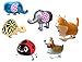 OveeLando Set of 6 Walking Animal Helium Balloon pet air Walkers, mixes pet Party