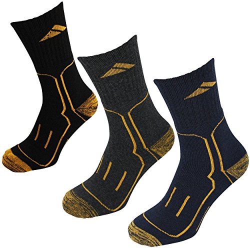 Men s 3 pack chunky heavyweight work socks warm construction safe…