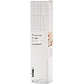 Cricut Transfer Tape - 1ft x 21ft - Easy Transfer Adhesive Sheet for Vinyl Projects - Compatible with Most Vinyl Types - Clear