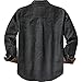 Legendary Whitetails Mens Canyon Ridge Corduroy Shirt Black Large
