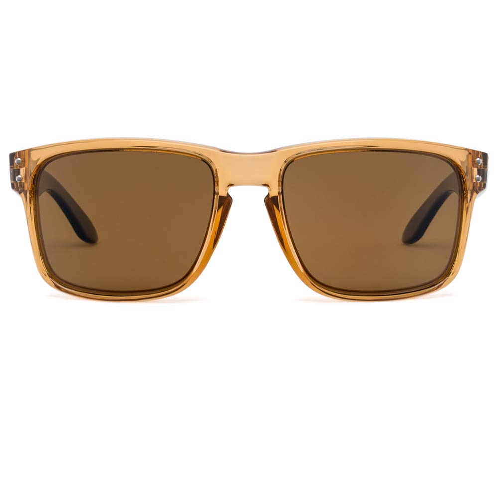 Bnus italy made classic sunglasses corning real glass lens w. polarized