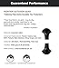 Montem Trekking Pole Extra-Durable Tip Protectors/Hiking Pole Extra-Durable Replacement Tips - Fits All Standard Hiking/Trekking/Walking Poles - Pack of 2