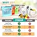 JYDDOR Reusable Silicone Food Storage Bag (5pk) + Bonus reuseable Mesh Produce Bags - Reusable Sandwich bags| Ziplock for freezer | Zip Top Silicon Containers for Lunch Snack Fruit veggie
