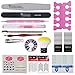Fashion Zone 8 Colors Gel Nail Polish Starter Kit with 36W LED UV Nail Dryer Curing Lamp, Manicure Tools and Nail Salon Art Design