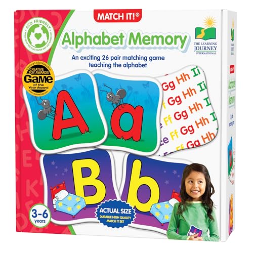 The Learning Journey: Match It! Memory - Alphabet - Capital and Lowercase Lette…
