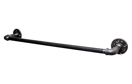 Industrial Pipe Towel Rack Or Curtain Rod By Diy Cartel 48 Inch