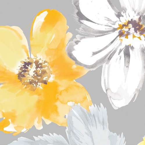 Creative Converting Dove Flowers Beverage Napkins, 16 Count