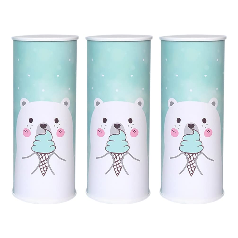 NUOBESTY 3pcs Convenient Car Tissues Multi-function Facial Napkins Adorable Car Tissue Holder Practical Tissue Dispenser for Travel and Daily Use