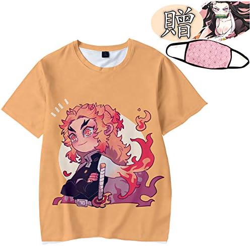 鬼滅の刃 Tシャツ こども キッズ 子供 子供服 Tシャツ 炭治郎 禰豆子 煉獄 アニメ 服 半袖 夏服 女の子 男の子 男女兼用 柔らかい 誕生日 伊之助 グッズ プレゼント イベント 衣装