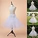 Remedios Kids White 3 Layers Wedding Flower Girl Petticoat/Underskirt/Crinoline,M, White, Medium / 20-28 Inches