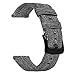 TRUMiRR Gear S3 / Galaxy Watch 46mm Watchband, 22mm Quick Release Canvas Nylon Watch Band Stainless Steel Clasp Strap Sports Bracelet Wristband for Samsung Gear S3 Classic/Frontier, Gear 2 Neo Live