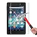 Fire HD 6 Tablet 2014 Screen Protector, OMOTON Tempered Glass Screen Protector for Amazon Fire HD 6 [9H Hardness] [Crystal Clear] [Scratch Resist] [No-Bubble]