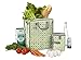 PackIt Freezable Grocery Shopping Bag with Zip Closure, Geometric