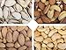 Assorted Nuts / Fancy Salted Mixed Nuts, Large Deluxe Kosher Salted Pistachios, Salted Cashews, Raw Almonds, Salted, Gourmet Box W/Silver Ribbon
