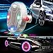 MASO 1 Pcs Flash Wheel Light, Colorful LED Solar Wheel Hub Tire Lights, Tyre Valve Cap Strobe Lamp Waterproof Kit Four Modes for Car Vehicle Motorcycle Bike （American valve