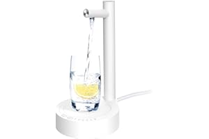Desktop Water Dispenser for 5 Gallon Bottle, Universal Bottles, Electric Table Water Jug Pump, Portable USB Charging Automati