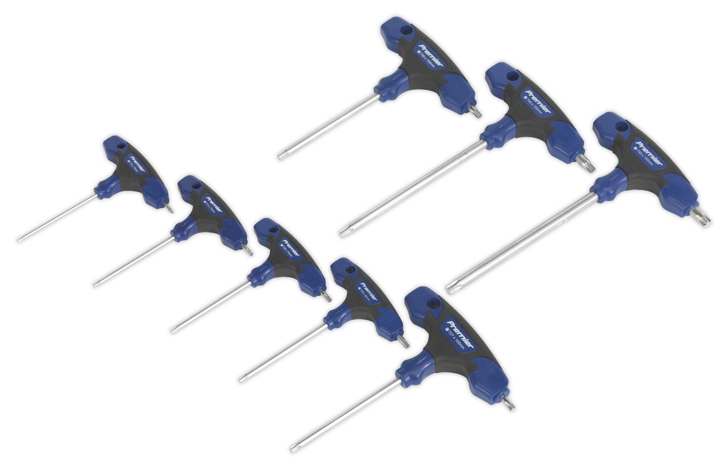 Sealey Ak7145 TRX-Star Key Set 8Pc T-Handle