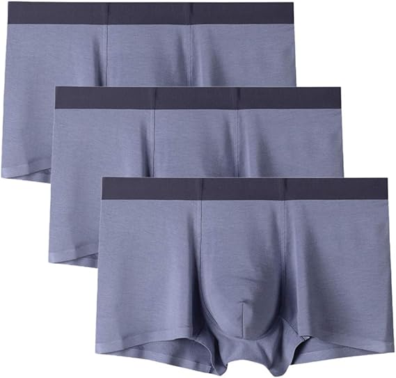 Amazon Minghe ボクサーパンツ メンズ 下着 4枚セット 立体成型 シームレス ボクサーブリーフ おしゃれ ローライズ ボクサー 大きいサイズ 前閉じ 通気 吸汗 ストレッチ インナー ボクサー 通販