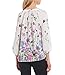 Ivanka Trump Women's Floral Border Print Peasant Top